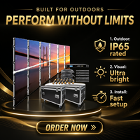 Panel de Pantalla LED IP65 para Video Wall, Fondo de Escenario, Módulo de Pantalla Gigante