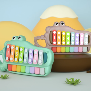 Juguete Educativo Multifuncional de Reconocimiento de Colores, Piano de Juguete con Teclas, Instrumentos Musicales para Niños con Luces y Música - Product Image 2