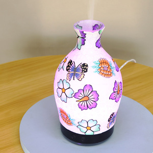 Nouvel arrivage de bouteille de vin ultrasonique sept couleurs humidificateur de fleur de papillon de table électrique écologique pour usage domestique - Product Image 5