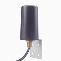 Antenne de cabinet 2-en-1 toutes bandes HYT HYT-HU594 5G 4G LTE 3G 2G omnidirectionnelle extérieure étanche à montage mural avec câble RG-178 Gain 10dBi