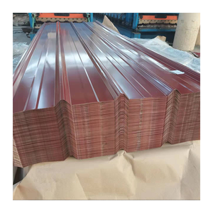 <strong>10</strong> <strong>Ft</strong>. Galvanized Steel Corrugated Roof Panel 48 Inches Color Coated Steel Corrugated Brown Pure Aluminum <strong>Roofing</strong> <strong>Sheet</strong> Ghana - Product Image 1