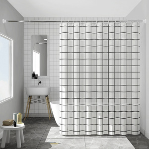 XinLan gros PEVA Transparent imperméable <span class=keywords><strong>rideau</strong></span> <span class=keywords><strong>de</strong></span> <span class=keywords><strong>douche</strong></span> salle <span class=keywords><strong>de</strong></span> bain baignoire <span class=keywords><strong>rideau</strong></span> <span class=keywords><strong>de</strong></span> <span class=keywords><strong>douche</strong></span> - Product Image 6