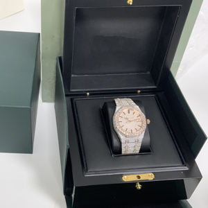 Montre mécanique automatique de luxe en gros d'usine, montre de précision en acier 904L avec saphir et diamants - Product Image 1