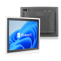 Monitor LCD Industri COMPT Baru 21,5 inci Outdoor 1000nits DVI/ Layar Sentuh Hitam untuk Bisnis Rasio Aspek 4:3 Garansi 1 Tahun