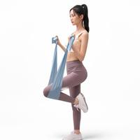 Bandas de Resistencia de Látex para Yoga con Logotipo Personalizado, Alta Elasticidad, Tensión Extra Fuerte, Unisex, 150 cm, para Entrenamiento, Gimnasio, Ejercicio en Casa