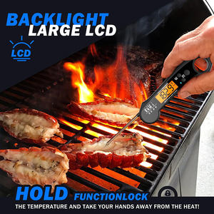 Водонепроницаемый мгновенное чтение для приготовления пищи цифровой гриль кухонный термометр для мяса - Product Image 4