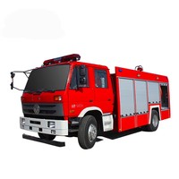 Nouveau camion de pompiers XDR 6-8 CBM Dongfeng, empattement 4500 mm, 4x2, prix usine, diesel, manuel