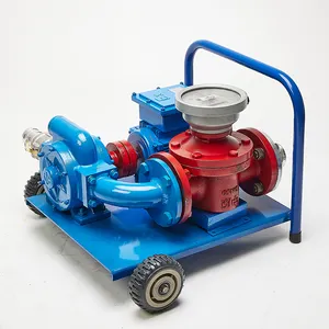 12v 2 inch explosion-proof mechanical fuel pump set oil transfer pump with digital meter