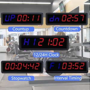 ガンシンEシリーズポータブル1.8インチデジタルカラー切替式多機能トレーニングモードLEDデジタルジムフィットネスタイマー時計（リモコン付き） - Product Image 4