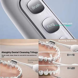 Appareil de rinçage trois-en-un Brosse à dents sonique avec lévitation magnétique ultrasonique Soies douces Étanche IPX6 Charge de type C - Product Image 2