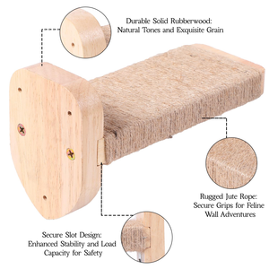 Venta al por mayor: Nuevo diseño moderno de lujo, juguetes para gatos montados en la pared, rascadores y estructuras de escalada para gatos. - Product Image 3