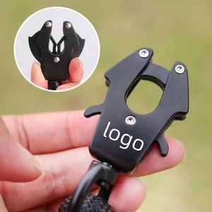 Promotion Durable Metal Zinc Alloy Frog Buckle Tactical D Type Carabiner - Product Image 1