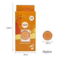 2pcs 2000cc EMF Quantum Science Shield Stickers Personnalisés 26mm pour Téléphones Mobiles Ordinateurs Portables Ordinateurs Fourniture de Santé