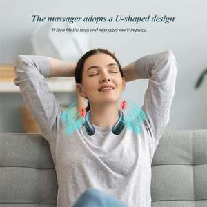 <strong>New</strong> Healthpal Oem 630nm Red Light Heat Custom Color Electric <strong>Cervical</strong> Shoulder Massager Neck Massager Electric Pulse - Product Image 6