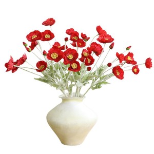 Fiori Artificiali di Papavero Islandese Realistici in 4 Colori, Steli di Papavero Finto per Decorazioni Floreali di Hotel, Casa <span class=keywords><strong>e</strong></span> Matrimoni - Product Image 5