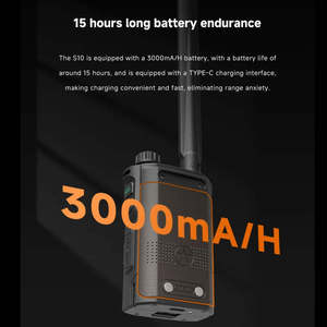 เครื่องตรวจจับโดรนแบบสวมใส่ได้ระยะ1กม. S10จอแสดงผล1.5นิ้วพร้อมอุปกรณ์ alarmer 300ม.-6GHz สำหรับการตรวจจับ UAV - Product Image 5