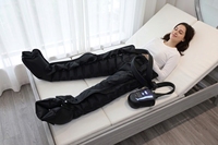 Pantalon de récupération à compression d'air rechargeable professionnel à 12 chambres, pression de 30 à 240 mmHg pour le drainage lymphatique et la récupération des athlètes