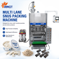 Machine d'emballage ultrasonique automatique 6/10 voies pour poudre de snus et tabac, sachets de nicotine blancs