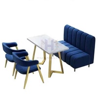 Meubles de restaurant, vente chaude, meubles de salle à manger de luxe léger, table et chaise de café, canapé de restaurant, banquette