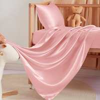 Taie d'oreiller, drap, housse de couette et édredon en soie de mûrier personnalisée 16/19/22/25 Momme pour bébé
