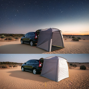 Wind Valley Garden Luxury SUV Car Top Tentes Rétractable Automatique Double Couche Parasol Toit Auvents Latéraux <span class=keywords><strong>Été</strong></span> 2 Personnes - Product Image 3