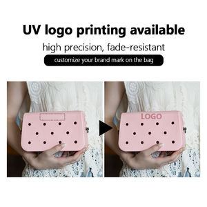 Custom Kerst Dames Mini Eva Draagtassen Lichtgewicht Klomp Charme Handtassen Tas Voor Vrouwen Studenten Vakantie Winkelen Luxe Geschenken - Product Image 4