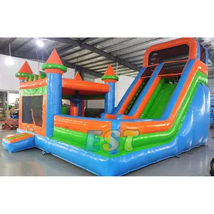 Hot Sale Small Inflatable Bouncer Castle Game For Kids Inflatable House Party Jump Bouncing And Slide Combo Outdoor