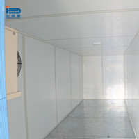 Chambre froide mobile conteneurisée avec unité de réfrigération Emerson/Copeland, panneaux à verrouillage rapide, conception insonorisée, sur mesure, modulaire