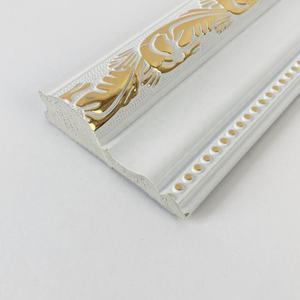 Bande décorative pour la maison taille bâton garniture murale moulure fond décoration murale <span class=keywords><strong>blanc</strong></span> doré noir taille moulage - Product Image 3