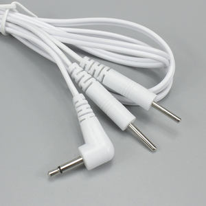 Unit puluhan kawat elektroda kabel timbal 2.5mm Mono hingga 2.0mm DC dua pin PVC tembaga padat 28AWG * 2F PVC COOPER 1m - Product Image 6