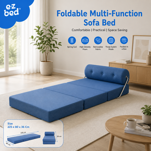 E Z <b>Bed</b> Switch 3 in 1 Foldable <b>Sofa</b> <b>Bed</b> combines modern comfort and flexible design with high density foam for daily living - Product Image 1