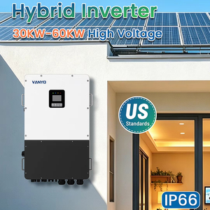 IP65/IP66 40000w ระบบไฮบริดสามเฟสแบบ On/Off Grid 460v/480V 4MPPT พร้อมประสิทธิภาพสูงสุด 99.9% แรงดันสูง 30KW 60KW สหรัฐอเมริกา - Product Image 1