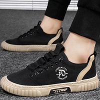 BAEWOON D158 Chaussures décontractées pour homme, tendance 2025, en toile confortable, style sport, pour la marche et le travail