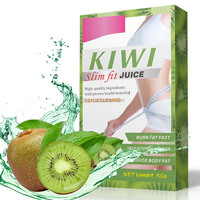 Kiwi Slim Fit Juice Detox Reiniging Hoge-Vezel Fruit Enzym Poeder Probiotica Ondersteuning Gewichtsbeheersing Volwassenen OEM ODM Privé