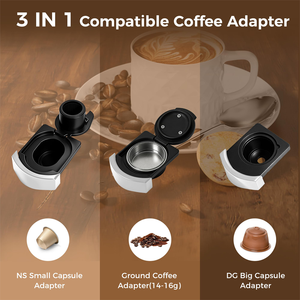<span class=keywords><strong>Machine</strong></span> à expresso multi-capsules 3-en-1, 19 bars, cafetière à portion individuelle, compatible avec les dosettes Dolce Gusto <span class=keywords><strong>et</strong></span> le café <span class=keywords><strong>moulu</strong></span> - Product Image 5