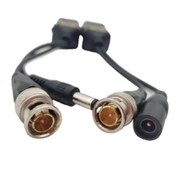 Balun vidéo passif 8MP 4K HD-CVI/TVI/AHD avec transmetteur de données RJ45 CAT5 2-en-1 pour caméras de sécurité avec connecteur d'alimentation