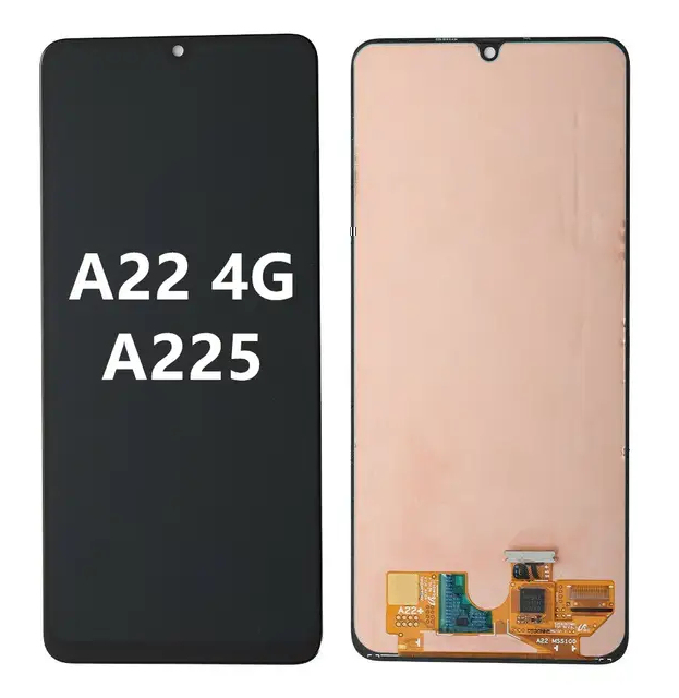 Original Wholesale Price Mobile Phone LCD Screen 6.4 Full HD for A22 4G with Frame 1 Year Warranty
