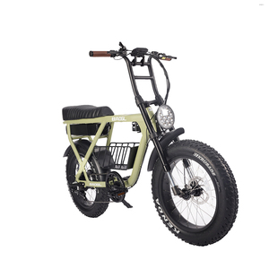 Vélo électrique à assistance au pédalage pour trajets quotidiens, 50 mph, batterie au lithium, pneus larges, ATV08, 7 vitesses, changement de vitesse fluide et efficace pour Var - Product Image 1