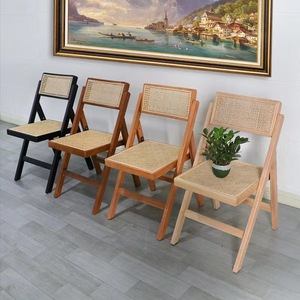 <span class=keywords><strong>Sillas</strong></span> Plegables <span class=keywords><strong>de</strong></span> Ratán y Madera Maciza Resistentes para Restaurante, Jardín, Banquetes y Eventos, Venta al Por Mayor - Product Image 2