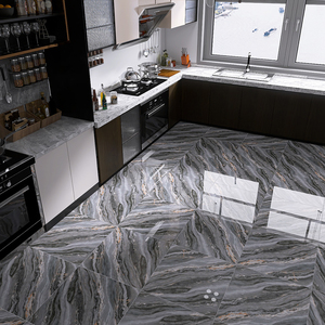 Venta al por Mayor de Baldosas de Porcelana para Piso, Cuadradas, Color Gris Mármol, 600x600, para Proyectos de Ingeniería, Baldosas de Porcelana Esmaltadas - Product Image 2