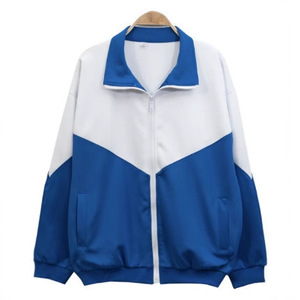 Conjunto de uniforme escolar, pantalones blancos y azules de manga corta para estudiantes de primaria y secundaria, ropa de primavera y otoño - Product Image 2