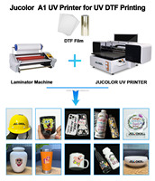 Jucolor - Impresora UV LED de Formato Grande 9060 con Efecto de Textura 3D para Cerámica, Vidrio, Metal y Madera