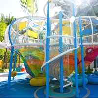 Aire de jeux en filet de corde haut de gamme pour hôtels et complexes, équipement d'aventure extérieur avec tour d'escalade et pont pour enfants, fabrication sur mesure Netstribe