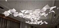 Lumière de projet de designer Conception spéciale Forme spéciale Lustre en cristal personnalisé pour l'entrée du hall de l'hôtel, etc.