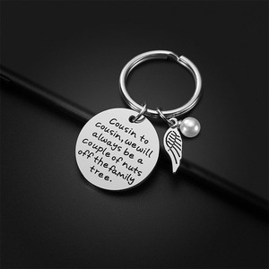 Regalos para Festividades: Familia, Amigos, Mejores Amigos, <span class=keywords><strong>Frases</strong></span> Inspiradoras, Llaveros Grabados, Acero Inoxidable, Gi - Product Image 3