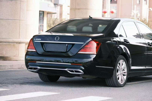 Nuovo Kit Carrozzeria Stile <span class=keywords><strong>Maybach</strong></span> per <span class=keywords><strong>Mercedes</strong></span> W221: Paraurti Anteriore/Fari/Parafanghi/Specchietti Laterali/Copertura Motore con Montaggio a Vite - Product Image 3