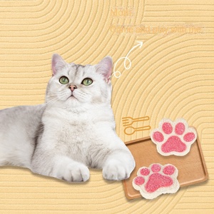 Natural Eco-Friendly Loofah <b>Cat</b> <b>Toy</b>-<b>Interactive</b> Chew Stick & Paw Shape for Teeth Grinding - Product Image 5