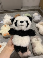 Peluche en gelée de la série Little Curly : Chaton, Ours en peluche, Poupées chiot, Jouets cadeaux pour enfants, Jouets mignons pour enfants