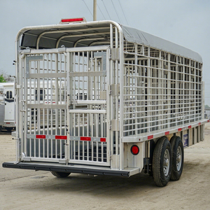 Meilleure Vente Remorque Économique pour 2 Chevaux à Chargement Direct Transport Spécial État Neuf Marque Chinoise HERUI Personnalisable - Product Image 1