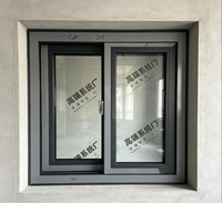 Fenêtre coulissante en PVC Conch, double vitrage, cadre en UPVC renforcé d'acier